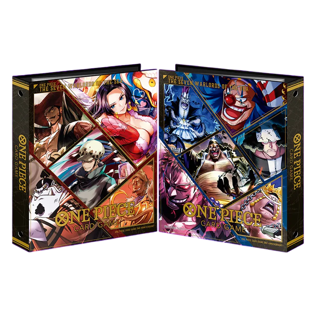 Seven Warlords of the Sea Binder Set Premium One Piece Card Game con i Sette Corsari