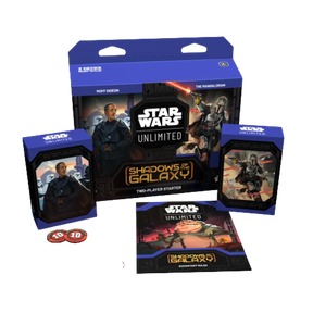 Starter per due giocatori di Star Wars Unlimited del set Shadows of the Galaxy