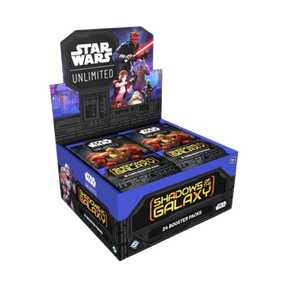 Box di Star Wars Unlimited del set Shadows of the Galaxy in lingua inglese