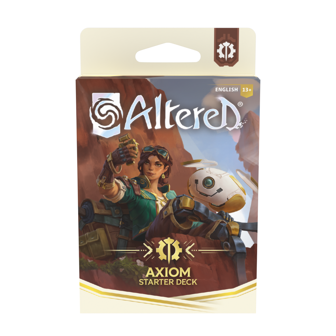 Altered TCG Starter Deck Axiom con Sierra l’Ingegnere, 40 carte e accessori, ideale per iniziare e potenziare la collezione