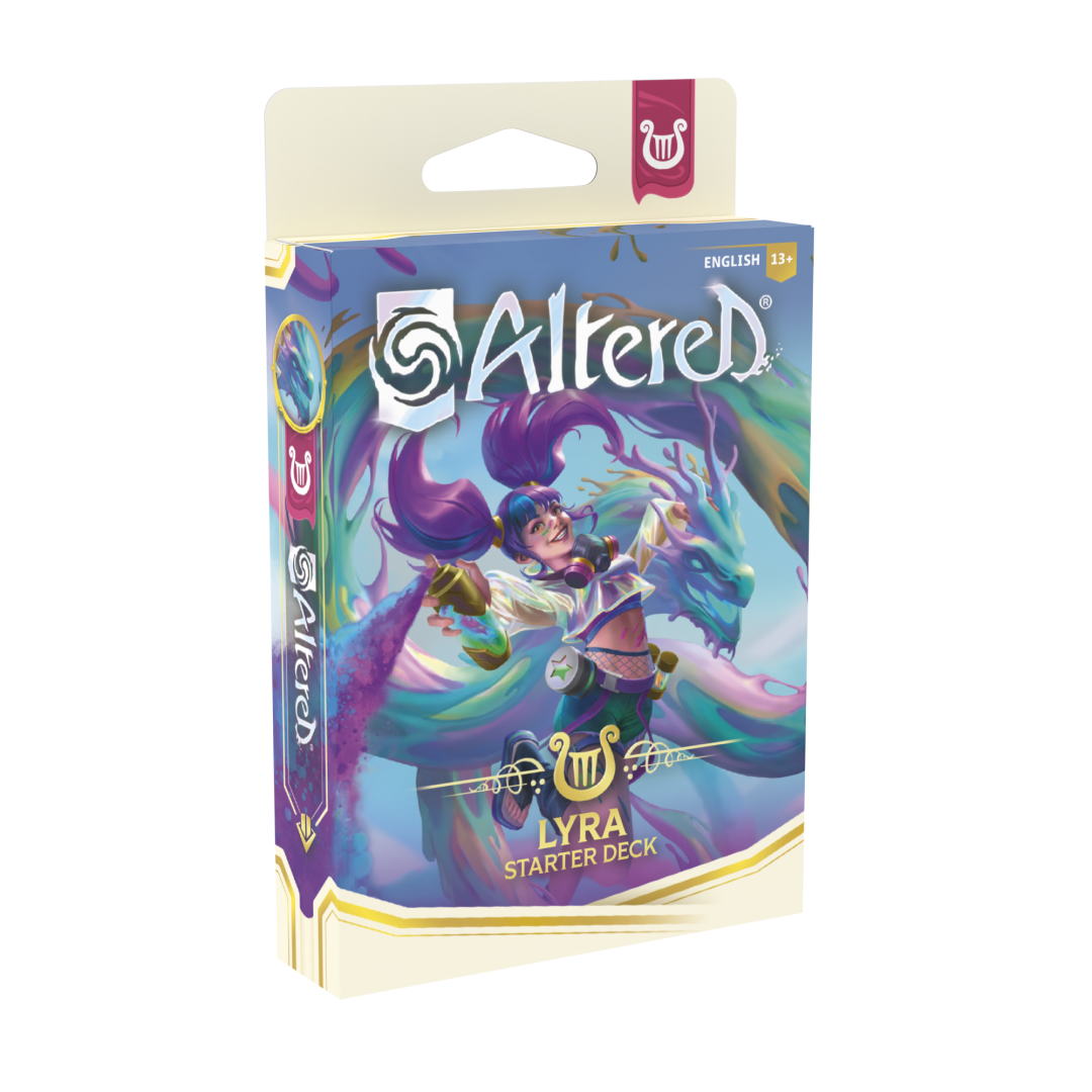 Altered TCG Starter Deck Lyra con Nevenka l’Artista e Blotch, deck da 40 carte per giocatori creativi e strategici