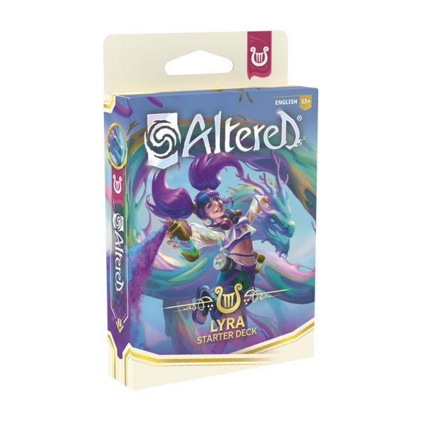 Altered TCG Starter Deck Lyra con Nevenka l’Artista e Blotch, deck da 40 carte per giocatori creativi e strategici