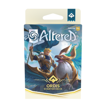 Altered TCG Starter Deck Ordis con Sigismar lo Stratega e l’esercito Ordis, deck da 40 carte per strategie di comando e disciplina