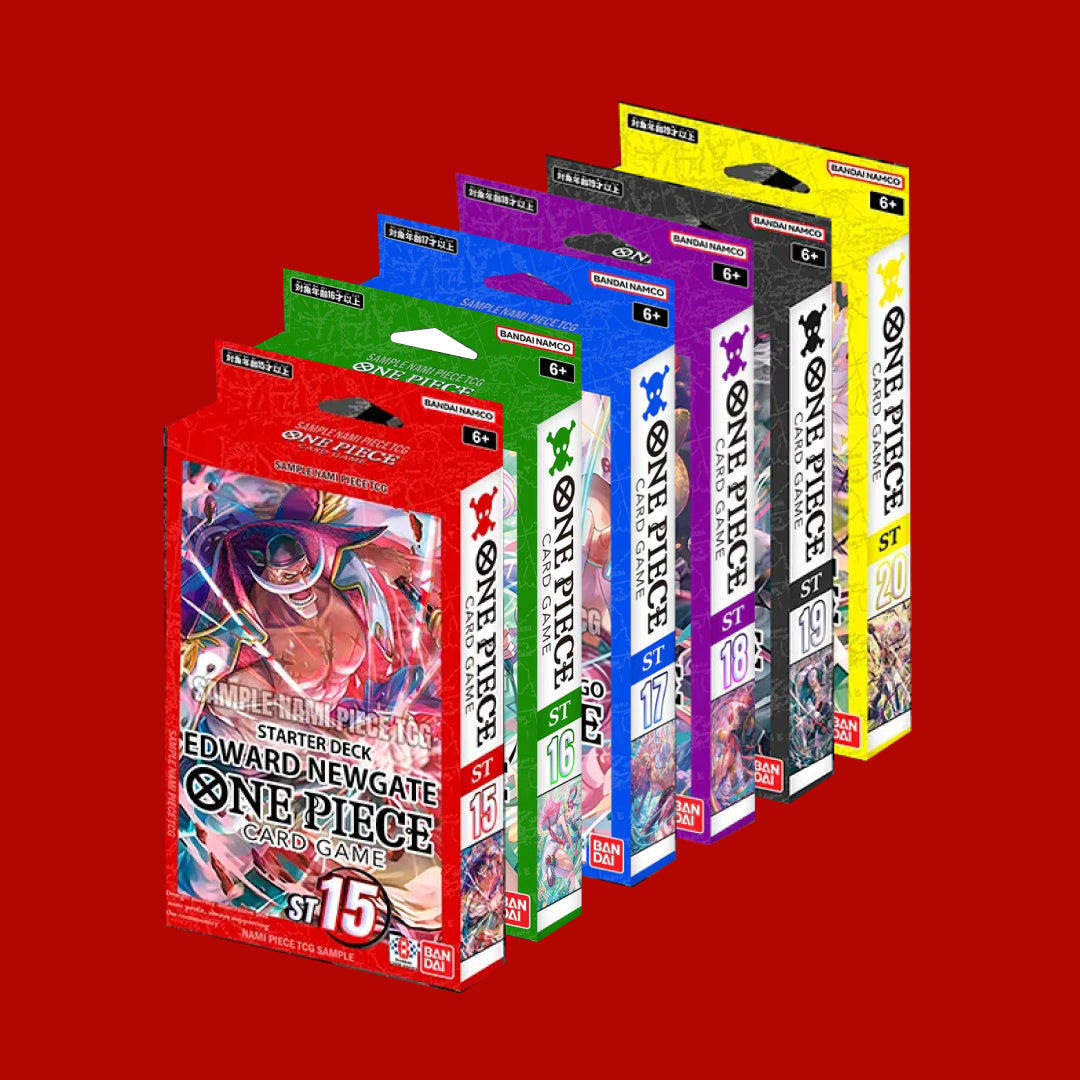 Set di Starter Deck One Piece con protagonisti Edward Newgate e altri personaggi della serie