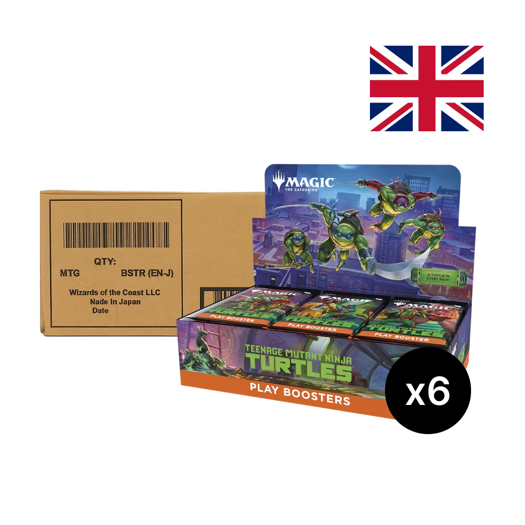 Teenage Mutant Ninja Turtles - Case of 6 Play Booster Box (ENG) 