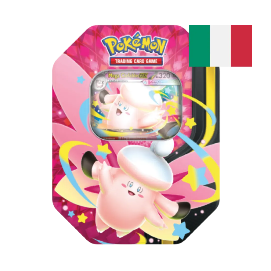Tin da Collezione Mega Chiarodiluna: Mega Clefable-ex - Pokémon TCG (ITA)