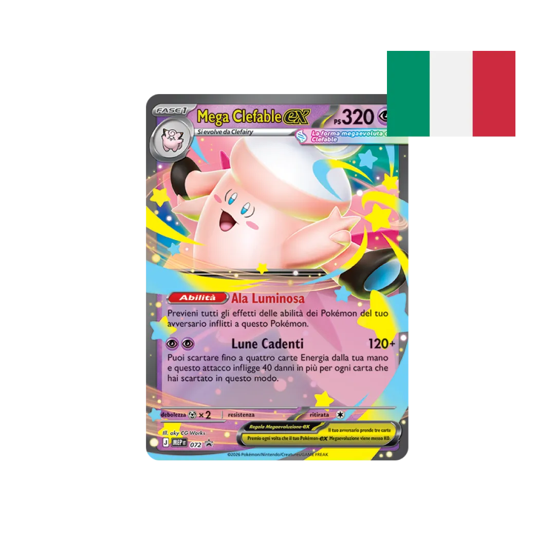Carta di  Mega Clefable-ex