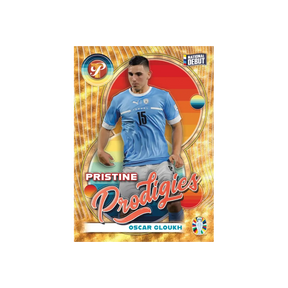 Carta di Oscar Gloukh di Topps Pristine ROad to EURO 2024