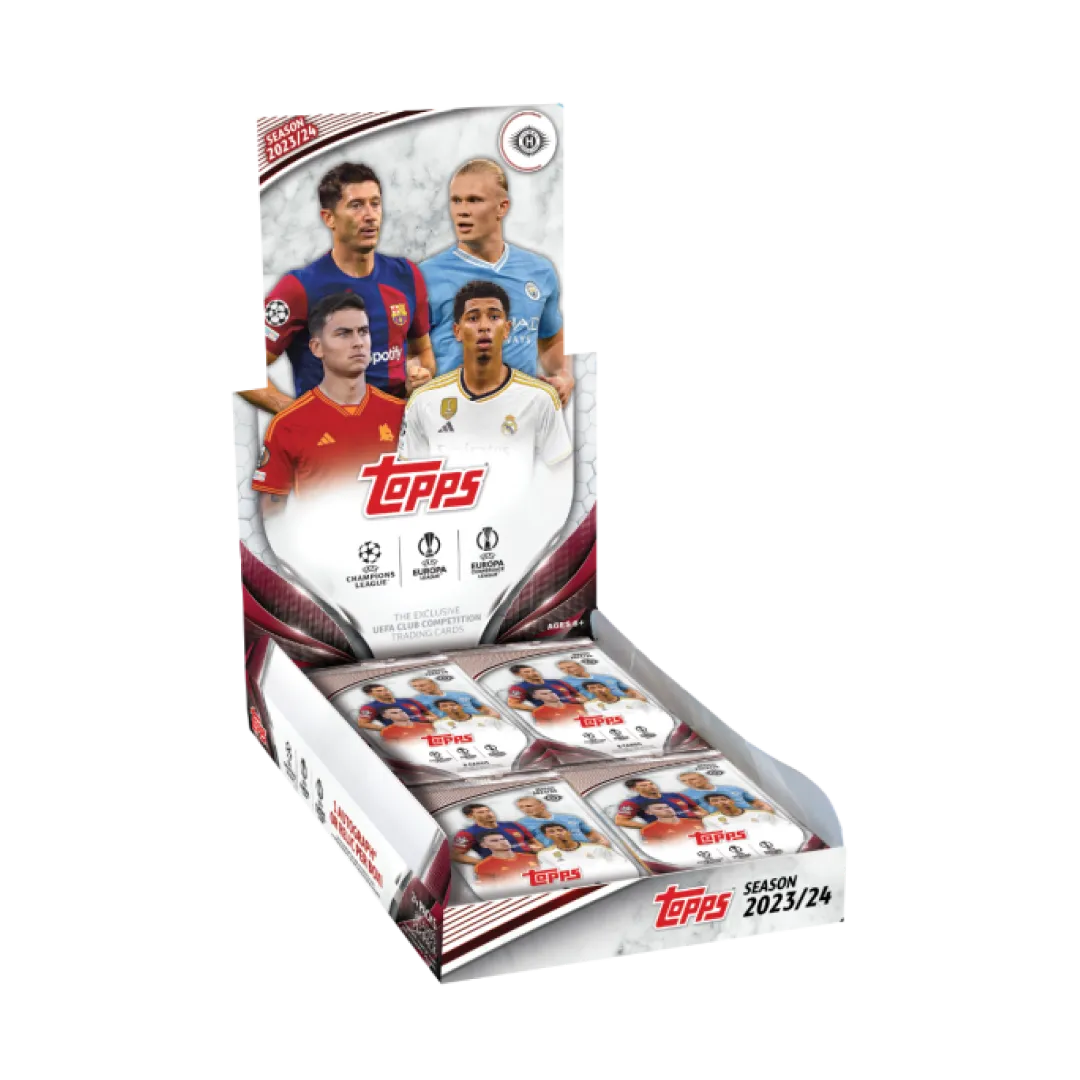 Hobby Box della Uefa Club Competition Flagship 2023/24 per Topps 