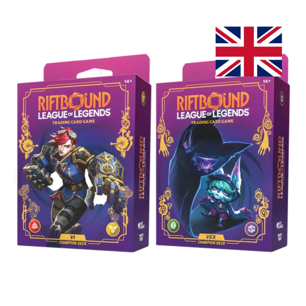 Riftbound - Unleashed Champion Vex and VI Bundle Decks (EN)