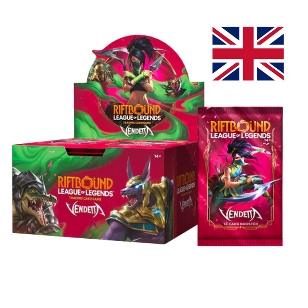 Vendetta Booster Display 24 Buste Riftbound League of Legends TCG ENG