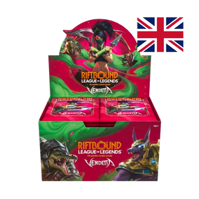Vendetta Booster Display 24 Buste Riftbound TCG ENG vista frontale