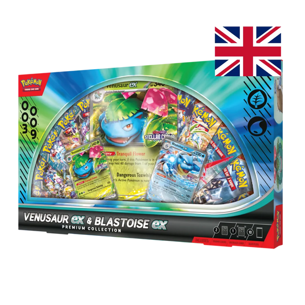 blastoise booster box Venusaur & Blastoise EX Premium Collection (EN)