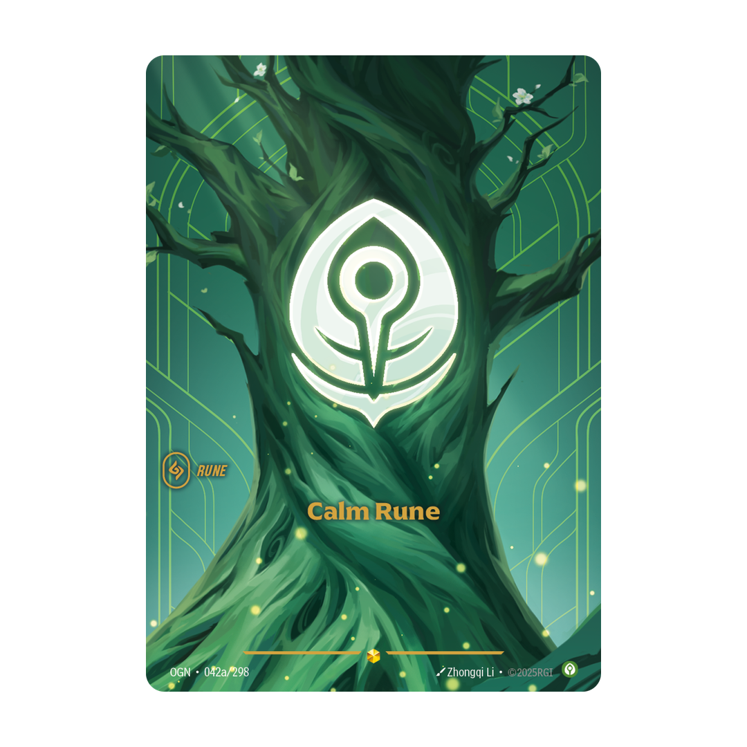 Riftbound Rune: Calm Rune.