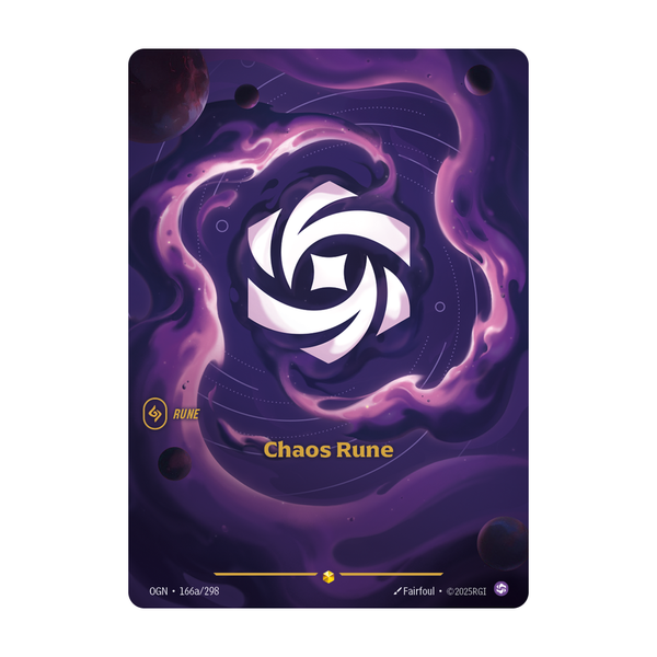 Chaos Rune Foil Riftbound UNL - Single