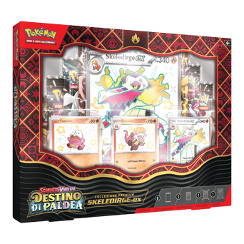 Collezione Premium Scarlatto e Violetto Destino di Paldea Skekedirge-ex (ITA) - Otakura.com