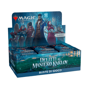 play booster display delitti al maniero karlov 36 buste in italiano