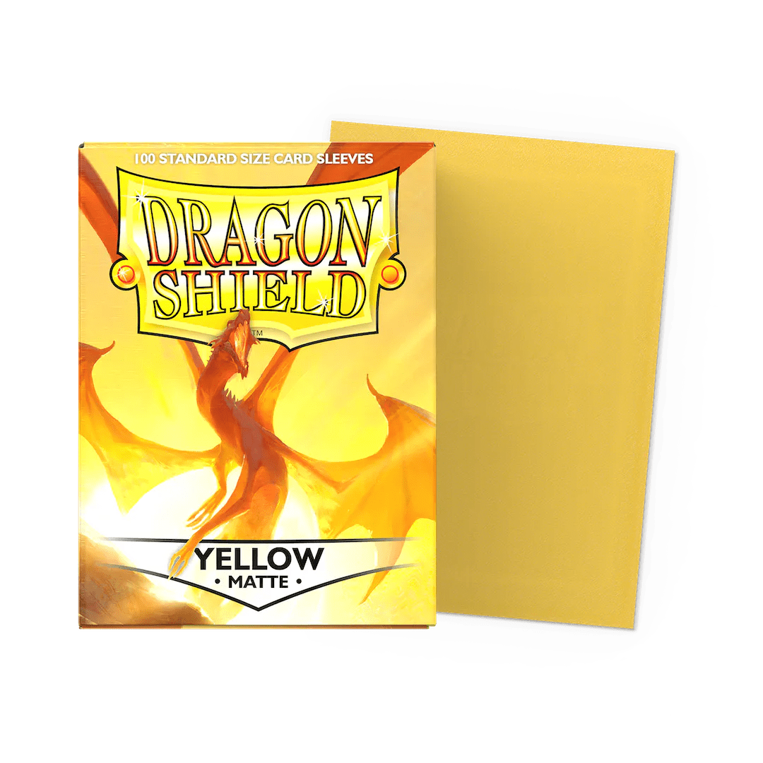 Standard Matte Yellow (100 Bustine) Dragon Shield - Otakura.com