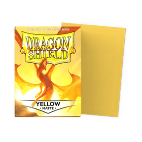 Standard Matte Yellow (100 Bustine) Dragon Shield - Otakura.com