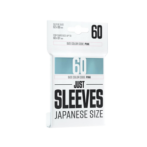 Small Japanese Just Sleeves Clear (60 Bustine) Gamegenic - Otakura.com