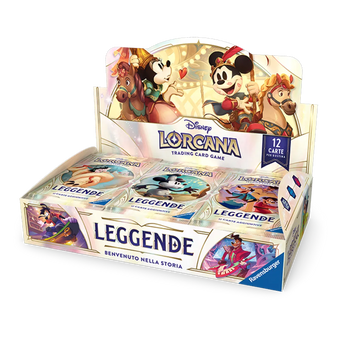 Leggende – Box 24 Bustine Booster – Disney Lorcana ITA