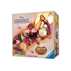 Scatola Illumineer’s Trove Disney Lorcana Reign of Jafar con Jafar, Rapunzel e Minnie