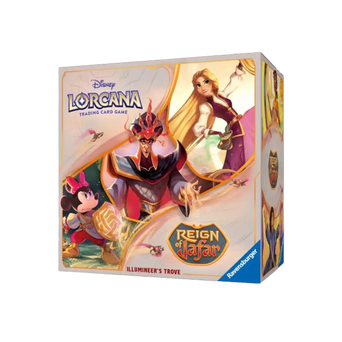 Scatola Illumineer’s Trove Disney Lorcana Reign of Jafar con Jafar, Rapunzel e Minnie