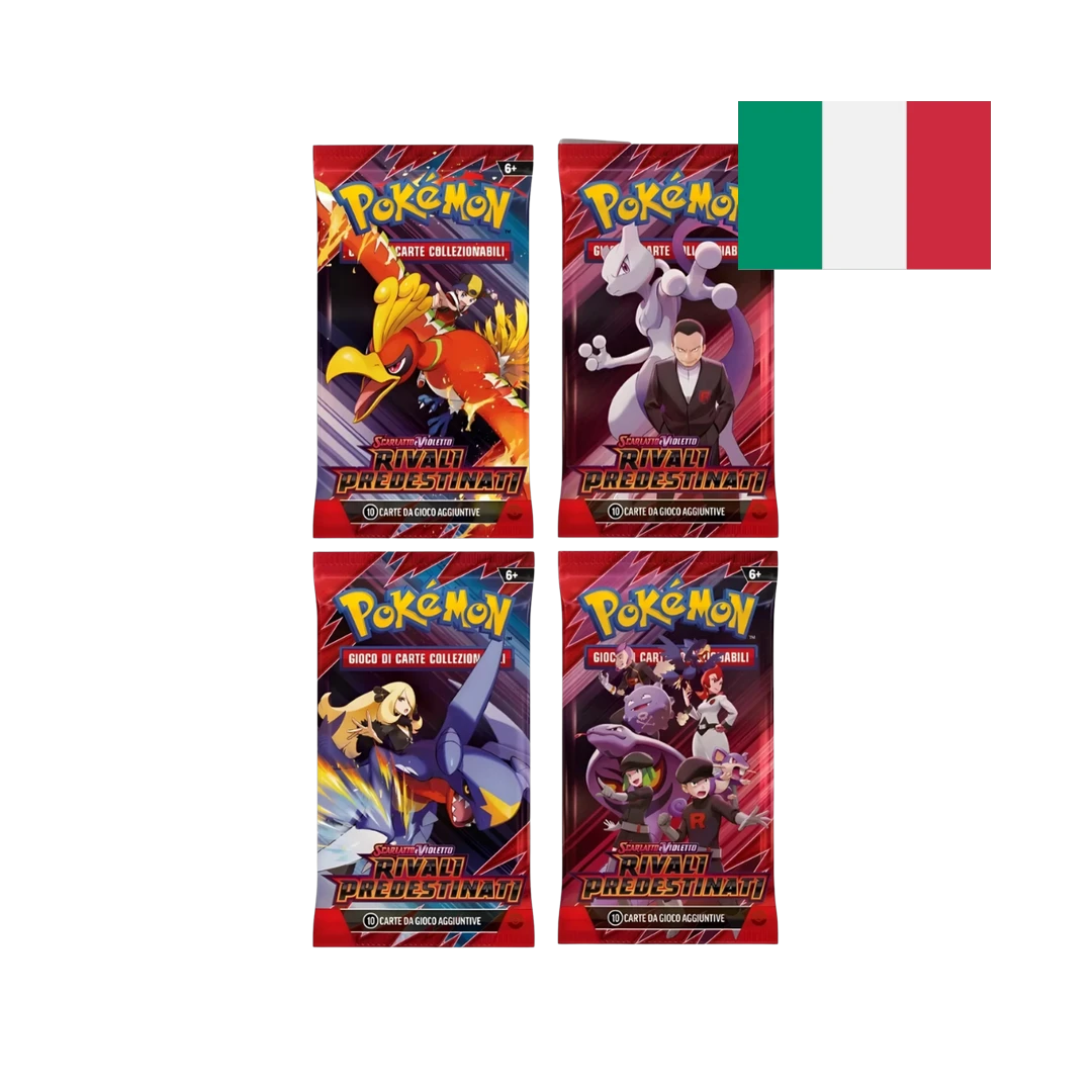 Rivali Predestinati SV10 – Bustine Singole 4 artwork – Pokémon (ITA)