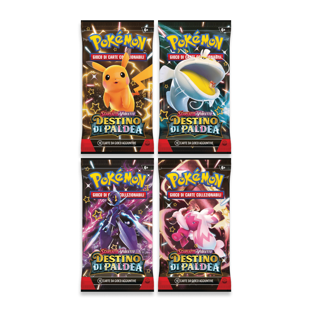 Paldean Fates: 4-Pack Art Set (IT) - Otakura Paldean Fates: 4-Pack Art Set (IT) - Otakura