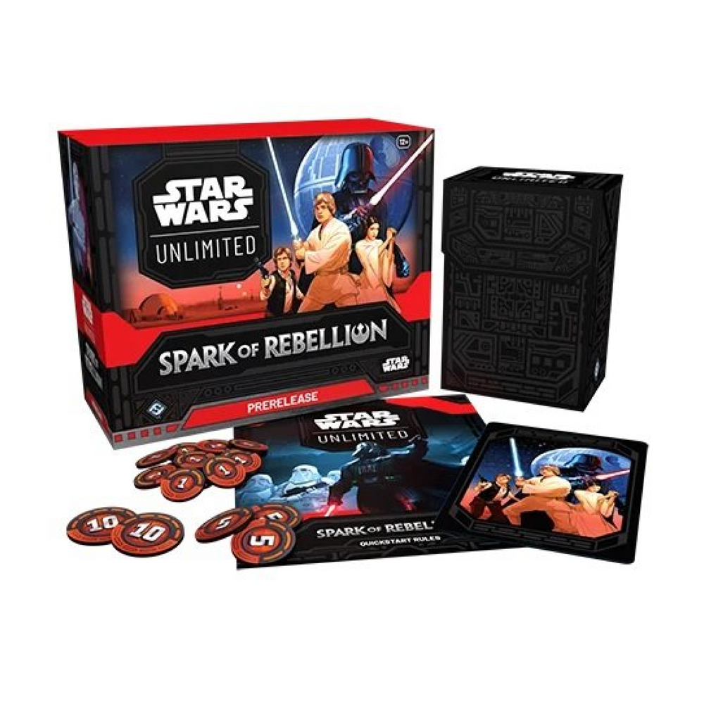 Star Wars Unlimited TCG – Display De 24 Sobres Spark Of Rebellion, Cartas Coleccionables En Inglés, Ideal Para Draft Y Sellado