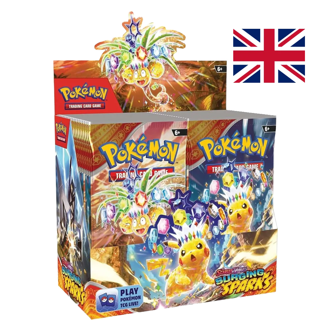 Scarlet & Violet 8 - Surging Sparks - Booster Box (ENG) - Pokémon | Otakura